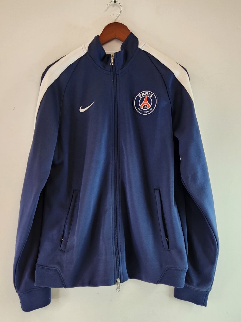Nike Paris Saint Germain PSG Navy Blue Track Jacket Men's